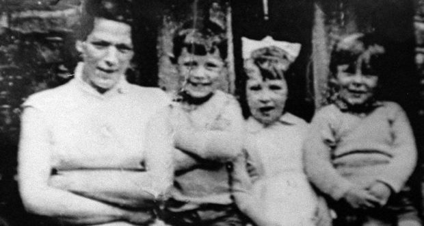  Jean McConville  with three of her children shortly before she disappeared in 1972. Photograph: Pacemaker Belfast 