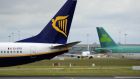 Ryanair is to appeal a ruling by the UK’s competition commissioner that would force it to reduce its stake in Aer LingusPhotograph: Aidan Crawley/Bloomberg