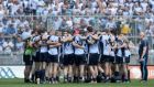 The Dublin team psyche themselves up before another bumper  Croke Park crowd. Photograph: Morgan Treacy/Inpho