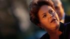 Brazil’s president Dilma Rousseff: communications with several unidentified aides probed by US spy agency.  Photograph: Ueslei Marcelino/Reuters