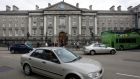 Under the plans, half of College Green would be turned into a pedestrian plaza. Photograph: Eric Luke/The Irish Times