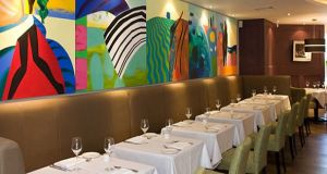 Interior picture of Campagne Restaurant in Kilkenny taken from its website campagne.ie