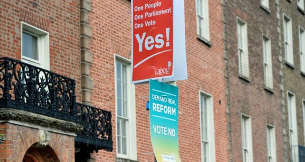The two sides in the Seanad Referendum campaign have said they are confident their sides could pull off a victory tomorrow. Photograph: Frank Miller/The Irish Times