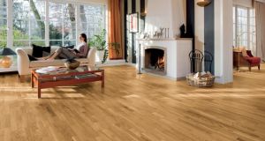 Brighten and contemporise living rooms with this three-strip semi-solid oak flooring available at all branches of Des Kelly Interiors (deskelly.ie) down from €24.99 per square yard to €17.99 while stocks last. Fitting is an additional €12.50psy.