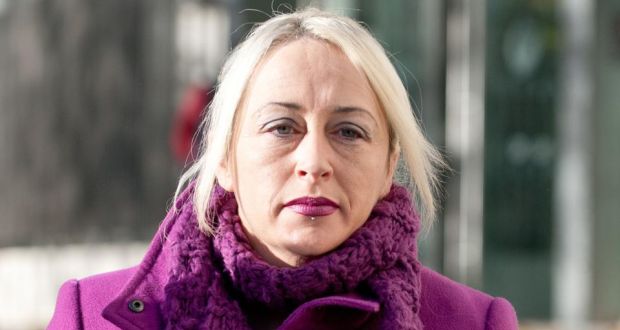  Gail O’Rorke leaving Dublin District Court today. Photograph: Collins Courts.