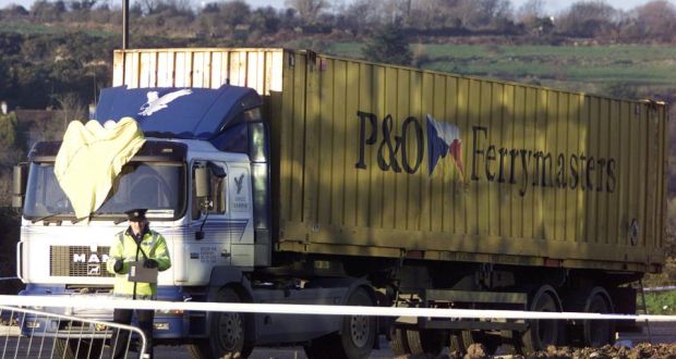 December 2001: the shipping container in which the refugees died. Photograph: Paul McErlane/Reuters