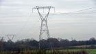 Electricity pylons near Newbridge, Co. Kildare. Photograph: Eric Luke/The Irish Times