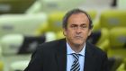 Uefa president Michel Platini has suggested  a sin-bin might be a better option than a yellow card in football.  Photograph: Gabriel Bouys/AFP/Getty Images