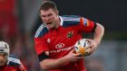 Munster’s Donnacha Ryan: reports suggest the secondrow may well move to the Exiles. Photograph: Inpho