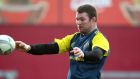 Donnacha Ryan: will partner Paul O’Connell in the second row for Munster today. Photo: Billy Stickland/Inpho
