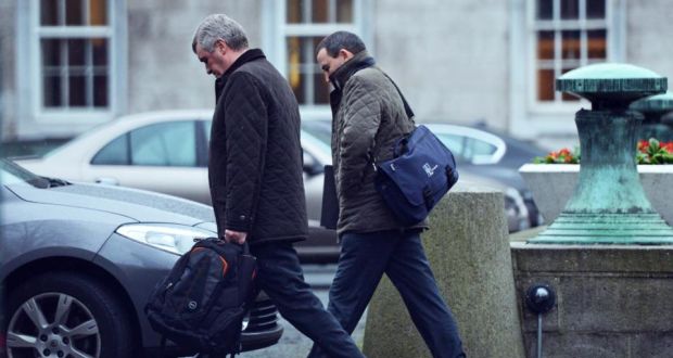  John Tierney, Irish Water Chief Executive, arriving at the meeting of the Oireachtas environment committee today. 	Photograph: Eric Luke/The Irish Times. 