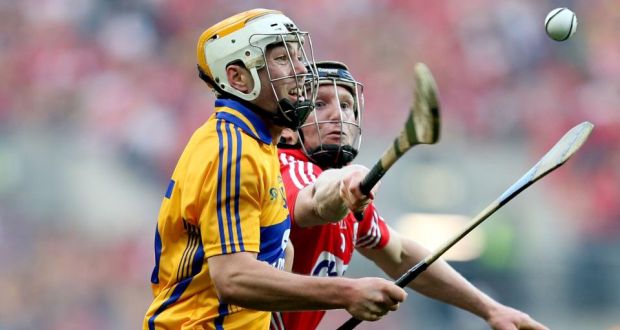 Clare’s Conor McGrath: a hip surgery success story. From surgery Christmas 2012 to the best goal of the All-Ireland final nine months later. Photograph: James Crombie/Inpho