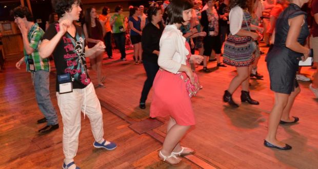 Line-dancing in Nashville, Tennessee. Photograph: Rick Diamond/Getty Images
