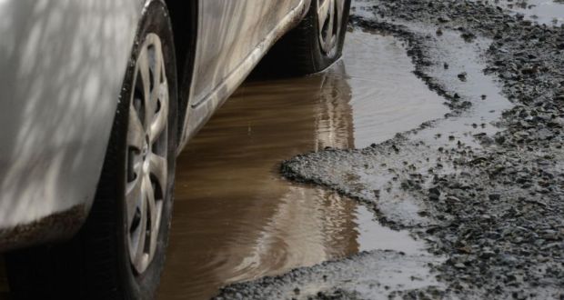 Minister for Transport Leo Varadkar said the repair and maintenance of roads would have to be a “top priority” this year as the department was working “against a backdrop of ongoing limited resources”. Photograph: Cyril Byrne/The Irish Times