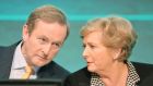 Taoiseach Enda Kenny with Minister for Children  Frances Fitzgerald at the official launch of the Child and Family Agency Tusla, in Dublin Castle yesterday. Photograph: Alan Betson / The Irish Times 