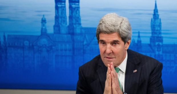 US secretary of state John Kerry at the security conference in  Munich last weekend. Photograph: Reuters