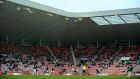A crowd of just 16,777 watched today’s match at the Stadium of Light. Photograph: Owen Humphreys/PA Wire. 
