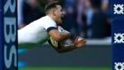 England’s Danny Care goes over for England’s winning  try during the Six Nations clash against Ireland at Twickenham. Photograph: Eddie Keogh/Reuters 
