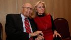 John Dingell with his wife, Deborah. “I find serving in the House to be obnoxious,” he told his local newspaper. “It’s become very hard because of the acrimony and bitterness, both in Congress and in the streets.” Photograph: Reuters/Rebecca Cook