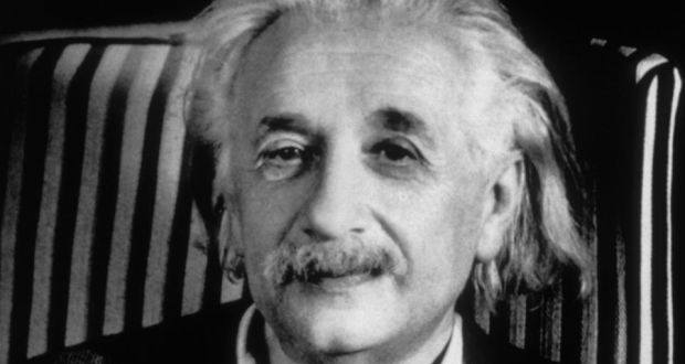 In the newly discovered paper, physicist Albert Einstein speculated the expanding universe could remain unchanged and in a “ steady state” because new matter was being continuously created from space.  Photograph: Getty Images