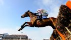 Ruby Walsh gets a great jump from Faugheen at the last on their way to winning the Neptune Investment Management Novices’ Hurdle at Cheltenham. Photograph: Alan Crowhurst/Getty Images