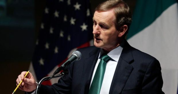 Mr Kenny cited Ireland’s dead of the Crimean War and the Somme and said the Irish had fought the battles of many other countries for centuries. Photograph: Reuters/Gary Cameron