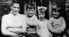 Undated handout photo of Jean McConville (left) with three of her children. Photograph: PA  