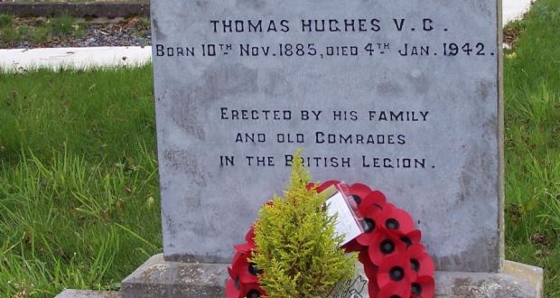 Thomas Hughes’s grave at Broomfield, Co Monaghan. Photograph: Carrickmacross Workhouse Cemetery