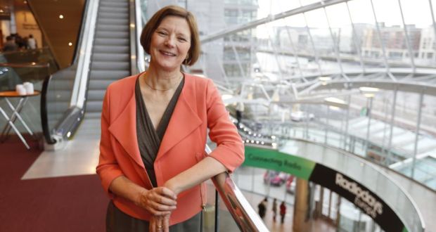 BBC director of radio Helen Boaden at the Radiodays Europe conference in Dublin on Monday. Photograph: Conor McCabe.