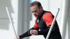  Wayne Rooney attends a training session on the eve of the  Champions League quarter final match between Bayern Munich and Manchester United at the  Allianz Arena, Munich. Photo: Peter Powell