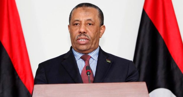 Abdullah al-Thinni, who resigned as Libya’s acting prime minister two weeks ago, saying gunmen had attacked his family. Photograph: Reuters/Ismail Zitouny 