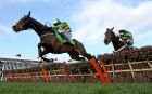 Jezki jumps ahead of My Tent Or Yours to win the Champion Hurdle at Cheltenham last month 