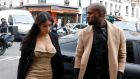 TV personality Kim Kardashian and rapper Kanye West  in Paris last week. The newly-weds are to spend a week on honeymoon in Ireland. Photograph: Reuters 