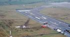 An aerial view of the site of the fatal crash at Cork Airport. Photograph: Air Accident Investigation Unit Ireland