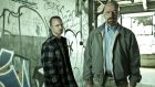 Jesse Pinkman (Aaron Paul) and Walter White (Bryan Cranston) in Breaking Bad.