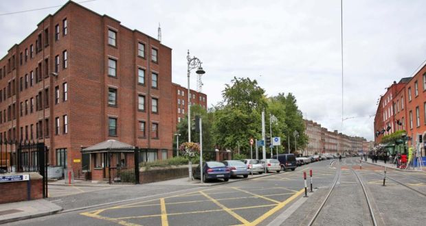 The two office buildings to be acquired by Green Reit on  Harcourt Street (above) and Harcourt Road are currently being rented to Government tenants.  Photograph: Colin Keegan/Collins