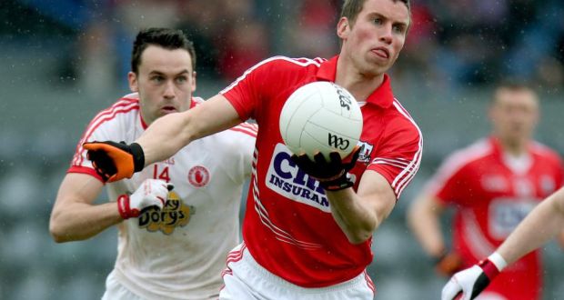 Cork’s Paddy Kelly:   experiment at centre back  expected to continue. Photograph:   Ryan Byrne/Inpho