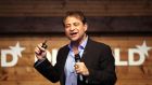 Peter Diamandis, chairman and chief executive of the X Prize Foundation: “Most CEOs today are focused on quarterly returns . . . They are unaware of [what is coming down the track] which will be massively disruptive”. Photograph: Nadine Rupp/Getty Images 