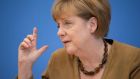 German chancellorAngela Merkel can make daring leaps if they are politically opportune. Photograph: Axel Schmidt/Reuters 