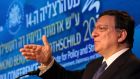 European Commission president Jose Manuel Barroso: on a trip to Israel last month he said the EU could offer a “special privileged partnership” to both Israel and a future Palestinian state. Photograph: Gil Cohen Magen/AFP/Getty Images.