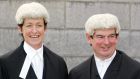 Judges Mary Irvine and George Birmingham who were appointed as judges to the Court of Appeal. Photograph: Eric Luke 