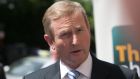 Support for Taoiseach Enda Kenny’s Fine Gael is down four percentage points while support for Sinn Fein was up four points. Photograph: Gareth Chaney Collins