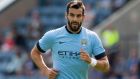  Valencia  announced they have reached an agreement to sign striker Alvaro Negredo on loan from Manchester City with a clause making the deal permanent at the end of the season.  Photograph: Jeff Holmes/PA Wire.