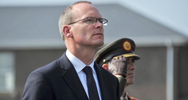 Minister for Defence Simon Coveney said he did not want to lay down unilateral demands but wants to work with the UN over coming weeks. Photograph: Daragh McSweeney/Provision