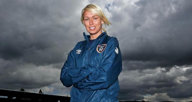 Stephanie Roche’s 92nd-minute winner secured the Republic of Ireland a valuable three points in Slovakia to keep them in contention for a World Cup play-off spot.Photograph: Donall Farmer/Inpho