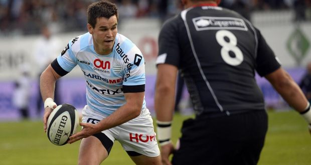 Irish outhalf Jonathan Sexton in action for Racing Metro 92. It is also believed Toulon and Racing Metro 92 were offering in the region of €900,000 to keep Sexton in France. Photograph: Getty Images
