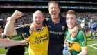  Alan O’Sullivan, manager Jack O’Connor and Brian Rayel after the All-Ireland minor football final victory over Donegal at Croke park. Photograph: Morgan Treacy/Inpho