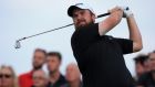 Ireland’s Shane Lowry is at the top of the leaderboard and in the clubhouse on the second day of the Dunhill Links. Photograph: Nick Potts/PA Wire. 