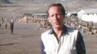 Powerful: Michael Buerk reports from Ethiopia for the BBC in 1984