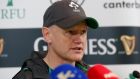 Ireland head coach Joe Schmidt: “Tthe All Blacks would tbe nice but South Africa and Australia will be challenging enough.” Photo: Dan Sheridan